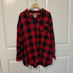 Men's Big&Tall Plaid Button Up - 3XLT
